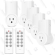 Etekcity Wireless Remote Control Electrical Outlet Switches - 5 pack | $21 | Amazon